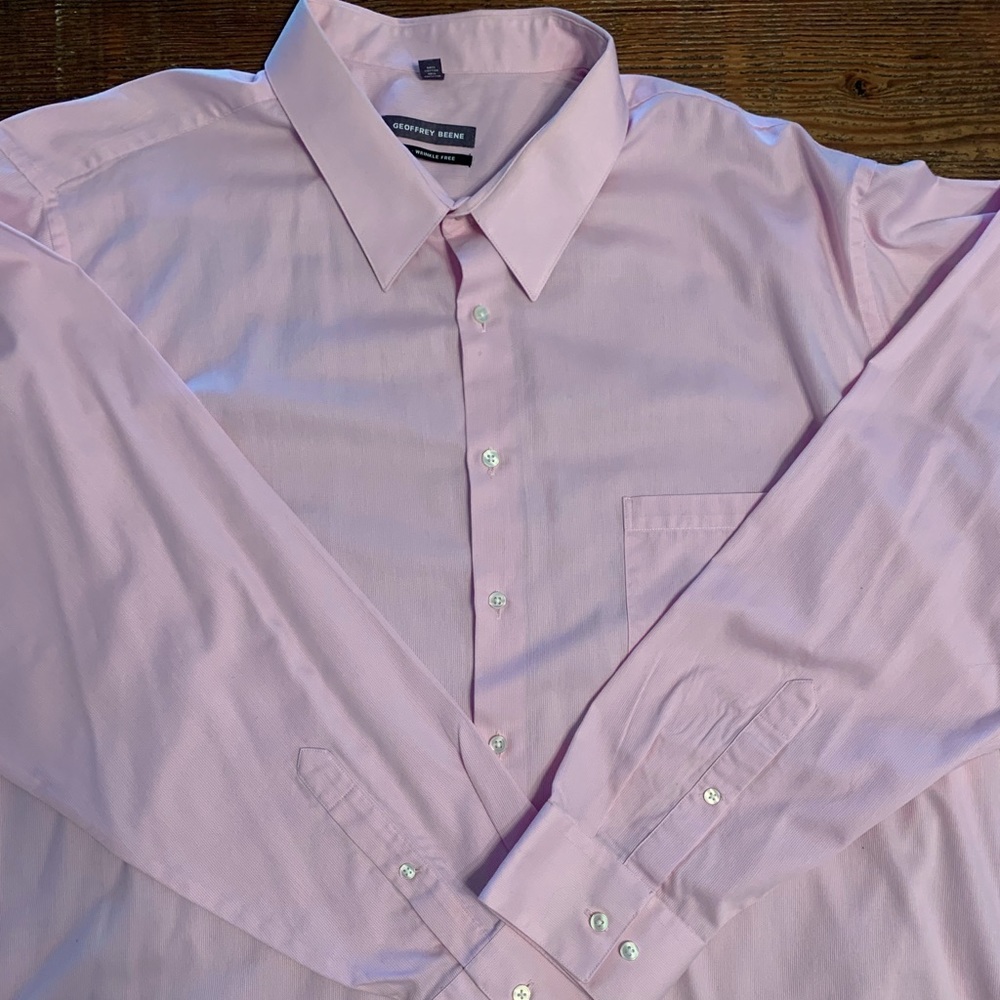 Geoffrey Beene long sleeve men’s shirt, tall 20 37/38